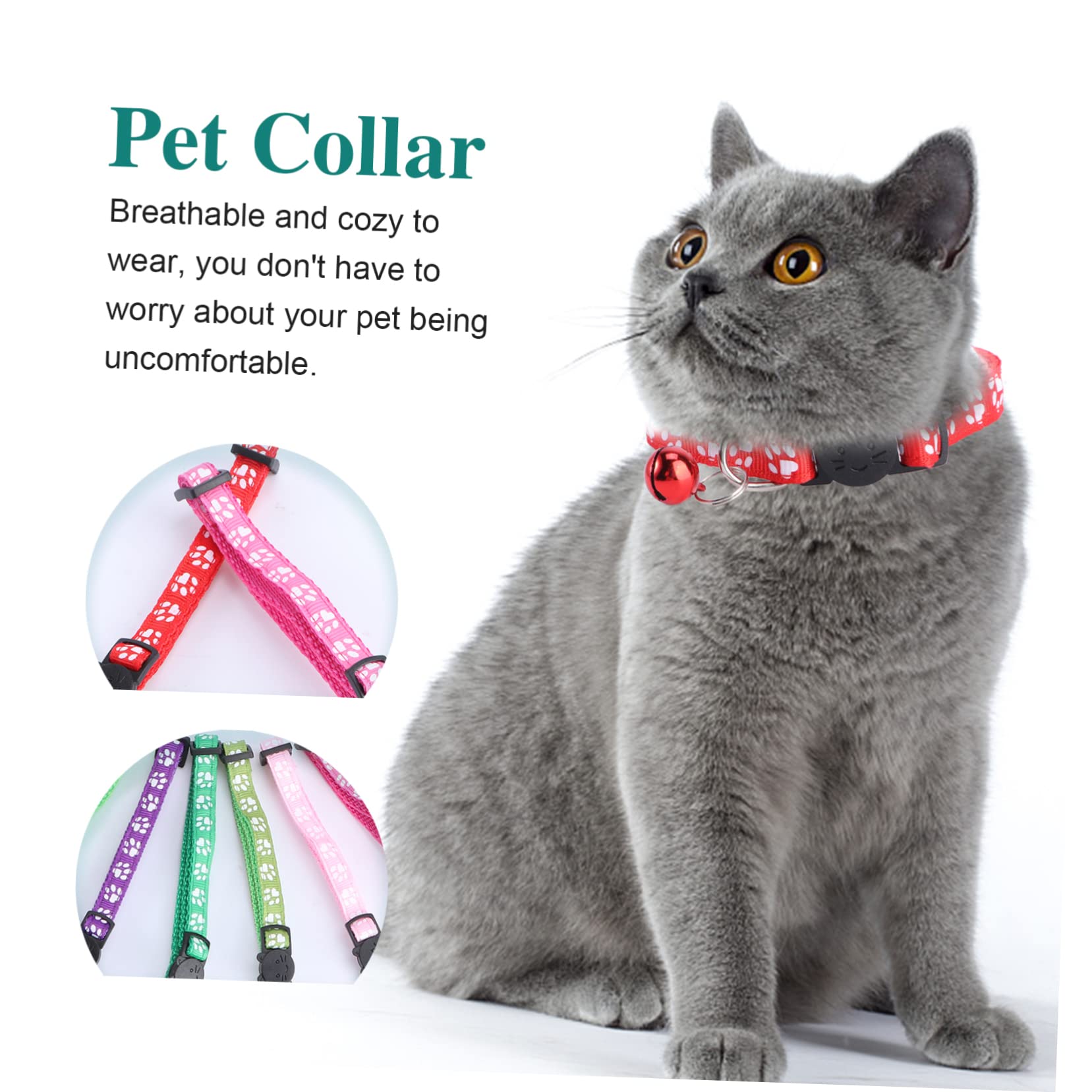 BESPORTBLE 36stücke Katzenhalsband Mit Glöckchen Und Flexibel Für Hunde Und Katzen Für Und Outdoor-aktivitäten