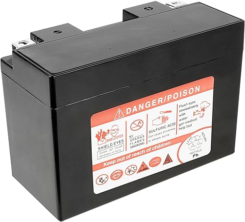 Miniatura 6 de Caltric Agm - Batería compatible con Yamaha Raptor 700R Yfm700R Yfm-700R 2009 2011-2020
