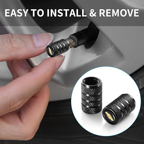 Miniatura 5 de Tapas de vástago de válvula de neumático, adecuadas para la serie Chevy, tapas universales, cubiertas de aire, accesorios de automóvil para