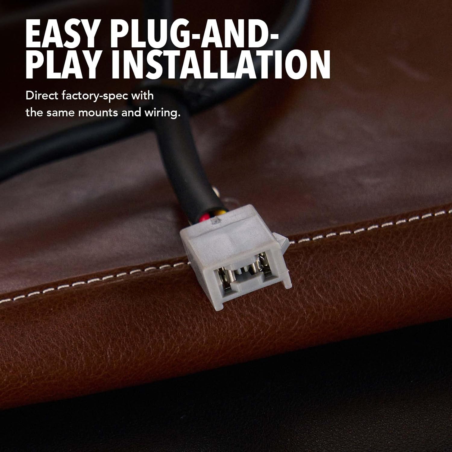 JC Whitney JFBAJCWWM00060 Front or Rear Right Power Window Regulator Motor - Compatible with Ford F-150 F-250 F-350 Bronco 92-95, Thunderbird 89-97, Cougar 90-95, Lincoln Mark VIII 93-96