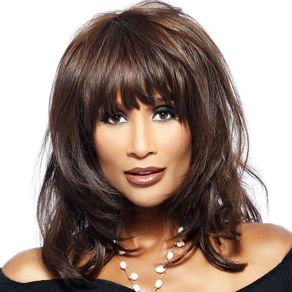 Beverly Johnson Brazilian Straight Brown Hair Extension 12 inches