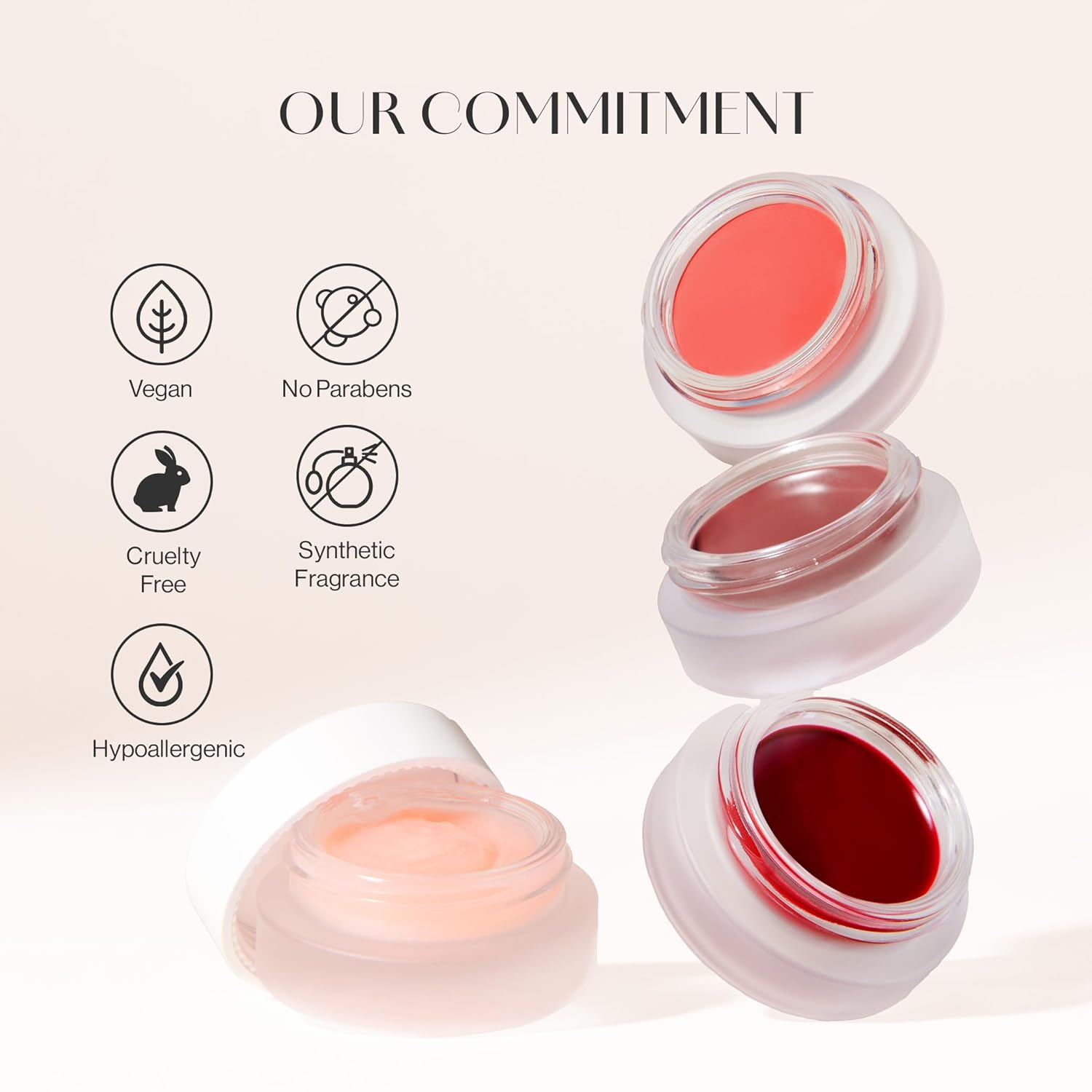 BEIGIC Volumizing PE Lip Balm & Mask - Vegan Overnight Lipcare, Reduces Lip Fine Lines & Flakiness, Plumps & Hydrates for Smooth Lips (0.49 fl.oz)