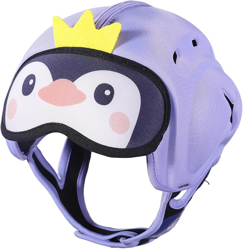 Mambobaby Baby Head Protector Safety Helmet Baby Helmet for Crawling Walking，Extra-Thick Deep Forehead Padding,Ultra-Lightweight, Breathable, Toddler Helmet 6-24 Months-Penguin