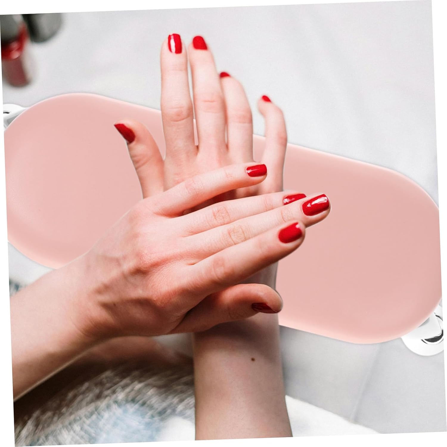 Didiseaon Nail Art Arm Rest Non Slip Manicure Hand Holder Pillow for Nail Salon Thickened Hand Rest for Nails for Professional Use and Home Manicures Ergonomic Design