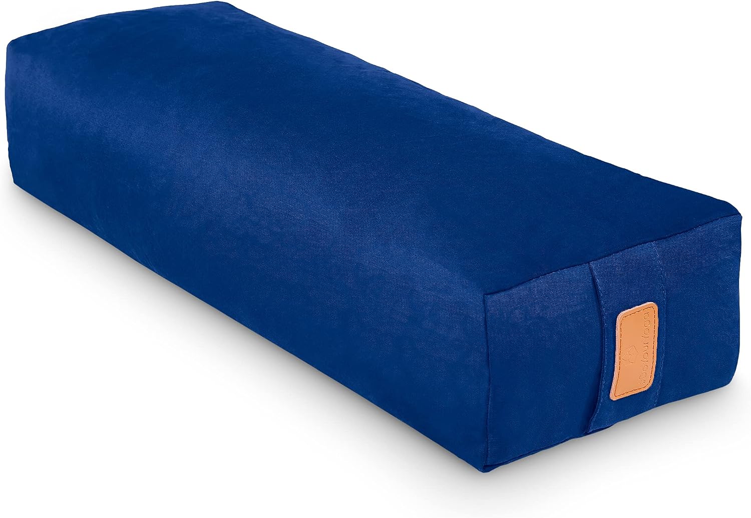 #DoYourYoga Rectangular Yoga Bolster »Paravati« with Organic buckwheat Husk / 26.4" x 5.1" – Ideal as Yoga Meditation Cushion/zafu / 100% Cotton and Styles.