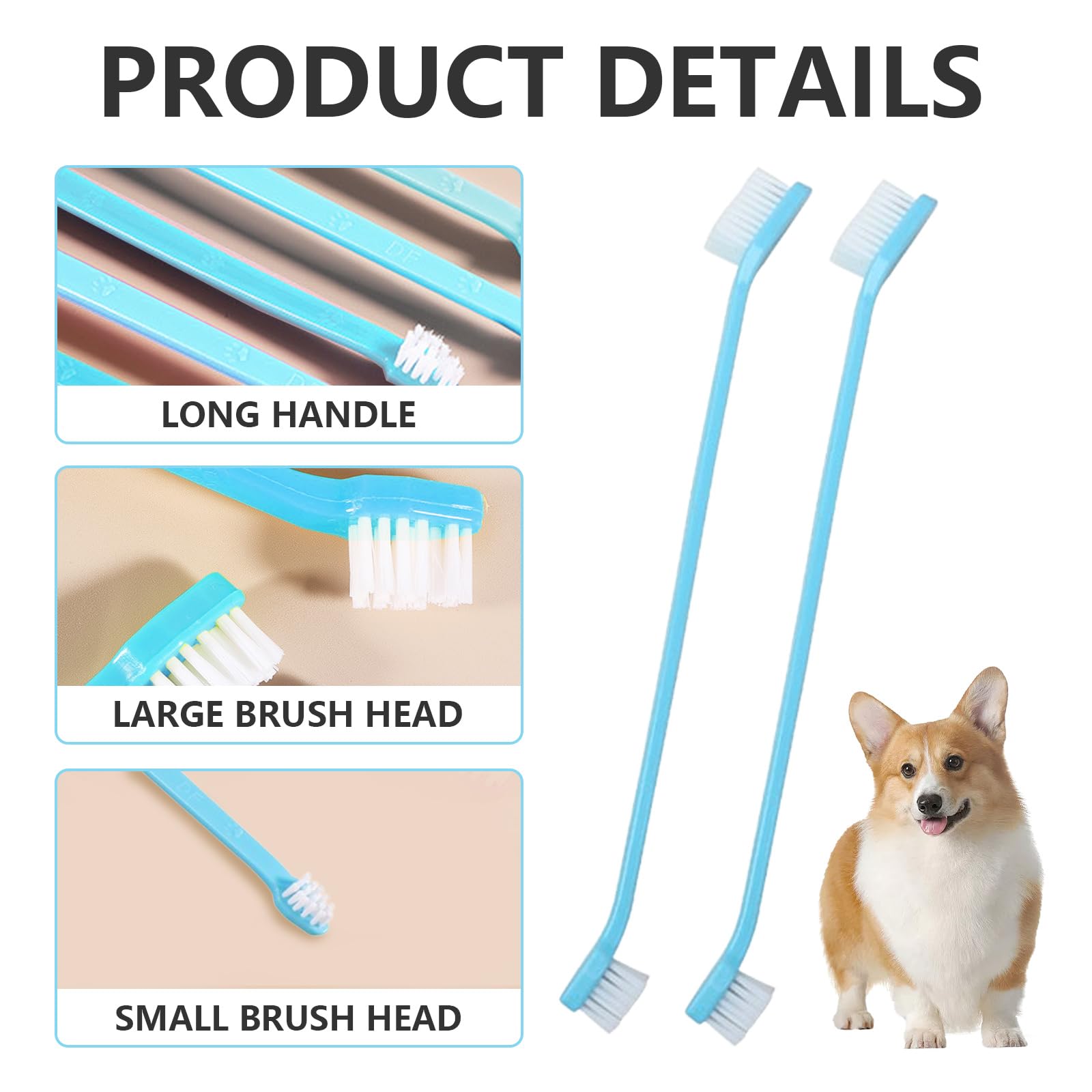 200 cepillos de dientes para perros