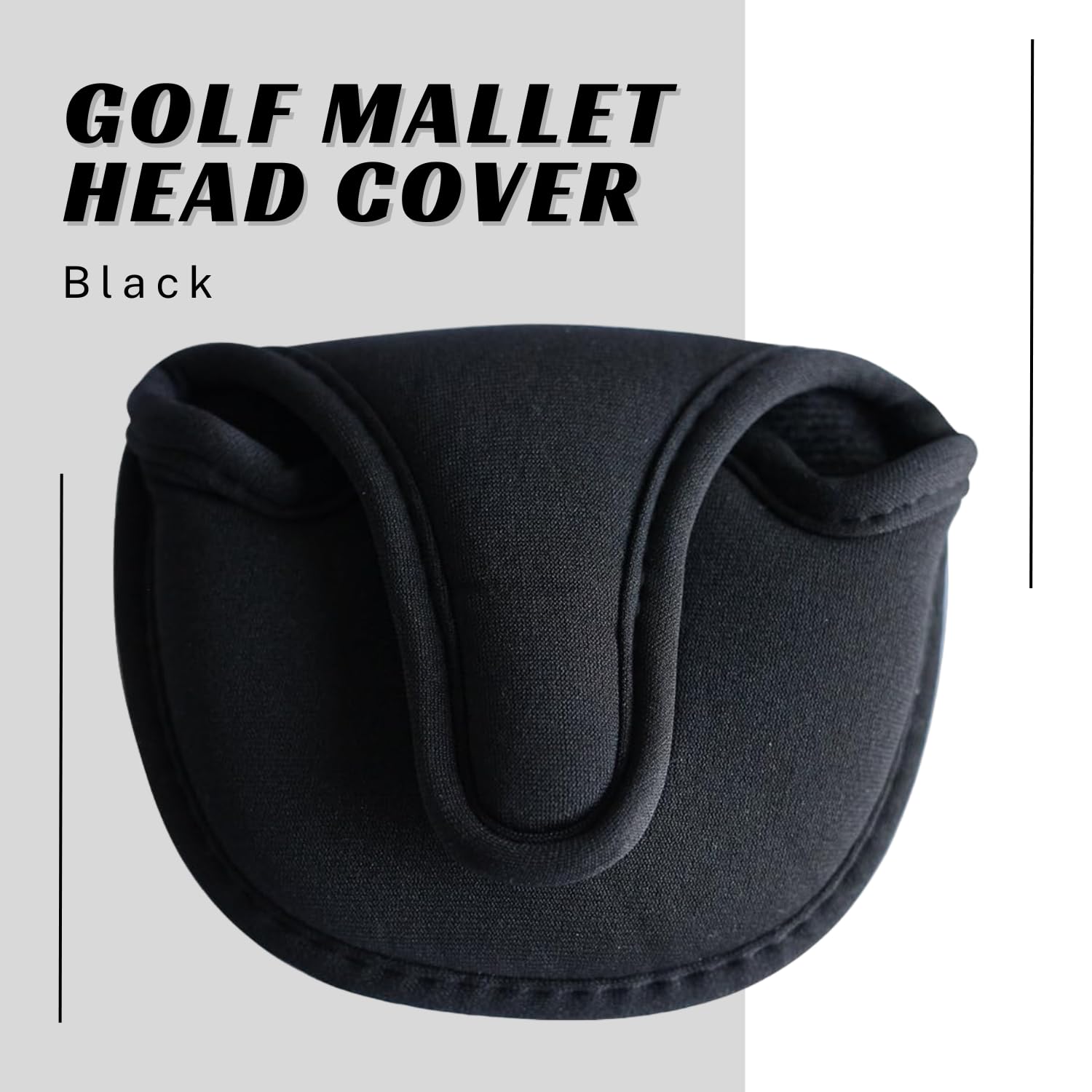 FCRB PUTTER HEAD COVER  ブラック Amazon.com : Pacific Golf Clubs Black Golf Putter Headcover