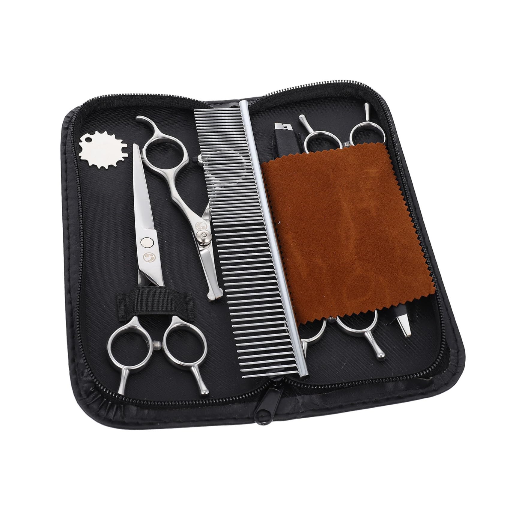 Sosoport Ciseaux De Toilettage Pour Chiens Kit De Coupe De Cheveux Pour Animaux De Compagnie Ciseaux Pour Poils De Chien Et Chat