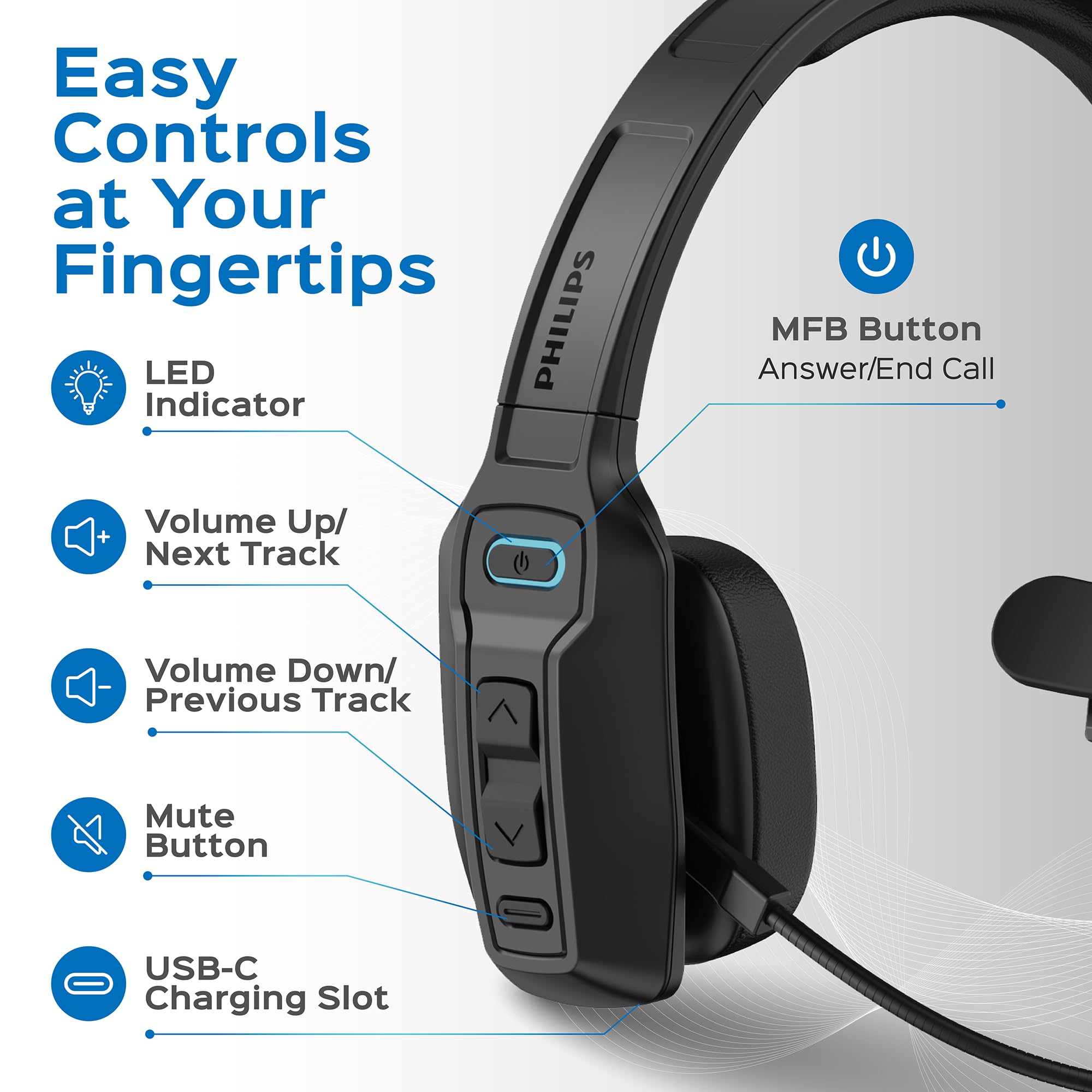 Philips Trucker Bluetooth Headset Review & Deals - Dettaglio