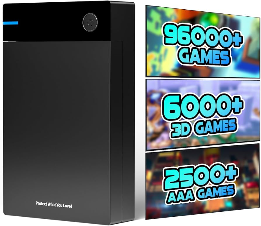 KINHANK 4T Gaming HDD 新品 Amazon.com: Kinhank 4TB Retro Gaming Hard Drive with 75,000+ Games