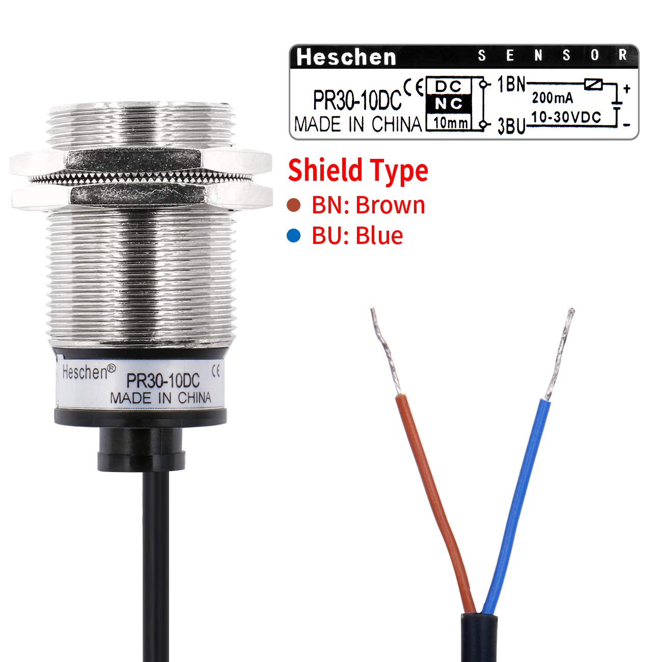 Sensore Di Prossimità Capacitivo M30 - Interruttore 10-30V DC, Rilevamento 1-10mm - Foto 9