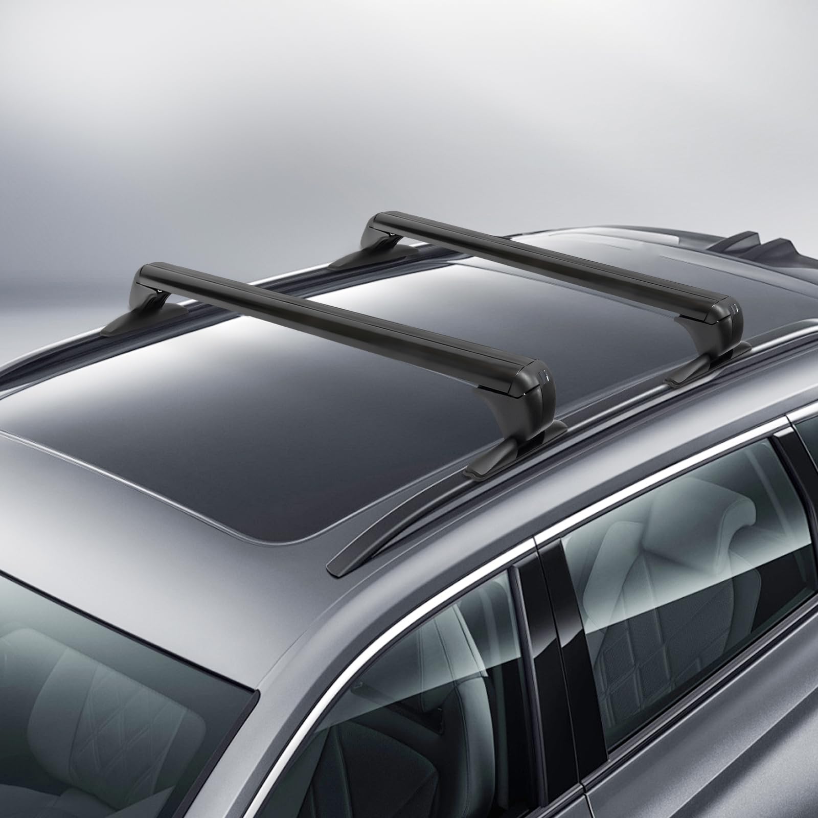 Portasci Auto Barre Trasversali Universali Per Portapacchi VEVOR In Alluminio - Capacità 90 Kg, Lunghezza 132 Cm, Con Serrature Barre Per Auto Con Serrature