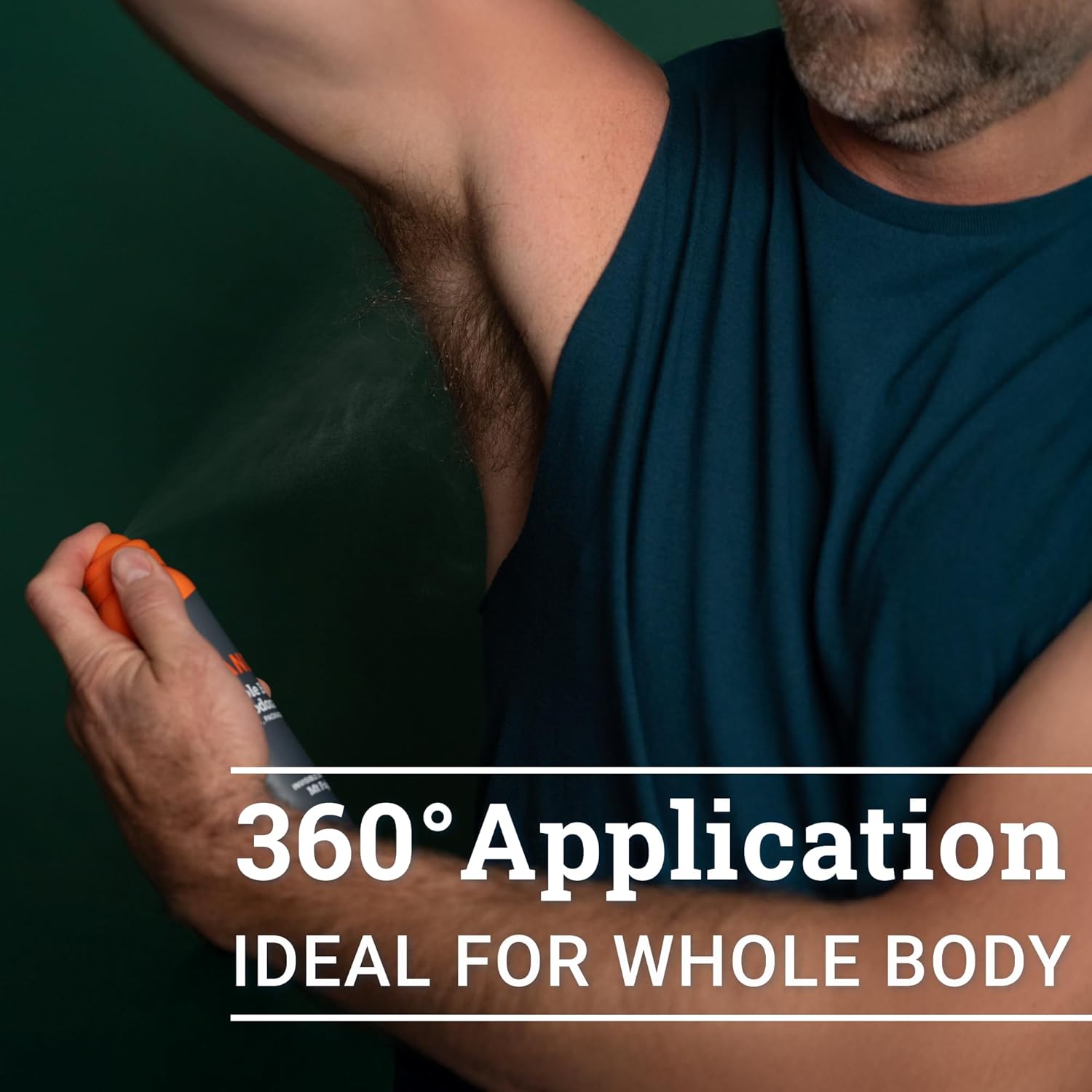 Mando Whole Body Deodorant for Men - Invisible Spray Deodorant (Full Size and Mini) - 72 Hour Odor Control, Aluminum Free, Benzene Free - 3.6 oz and 1.0 oz Cans (Pro Sport Scent) - Image 6