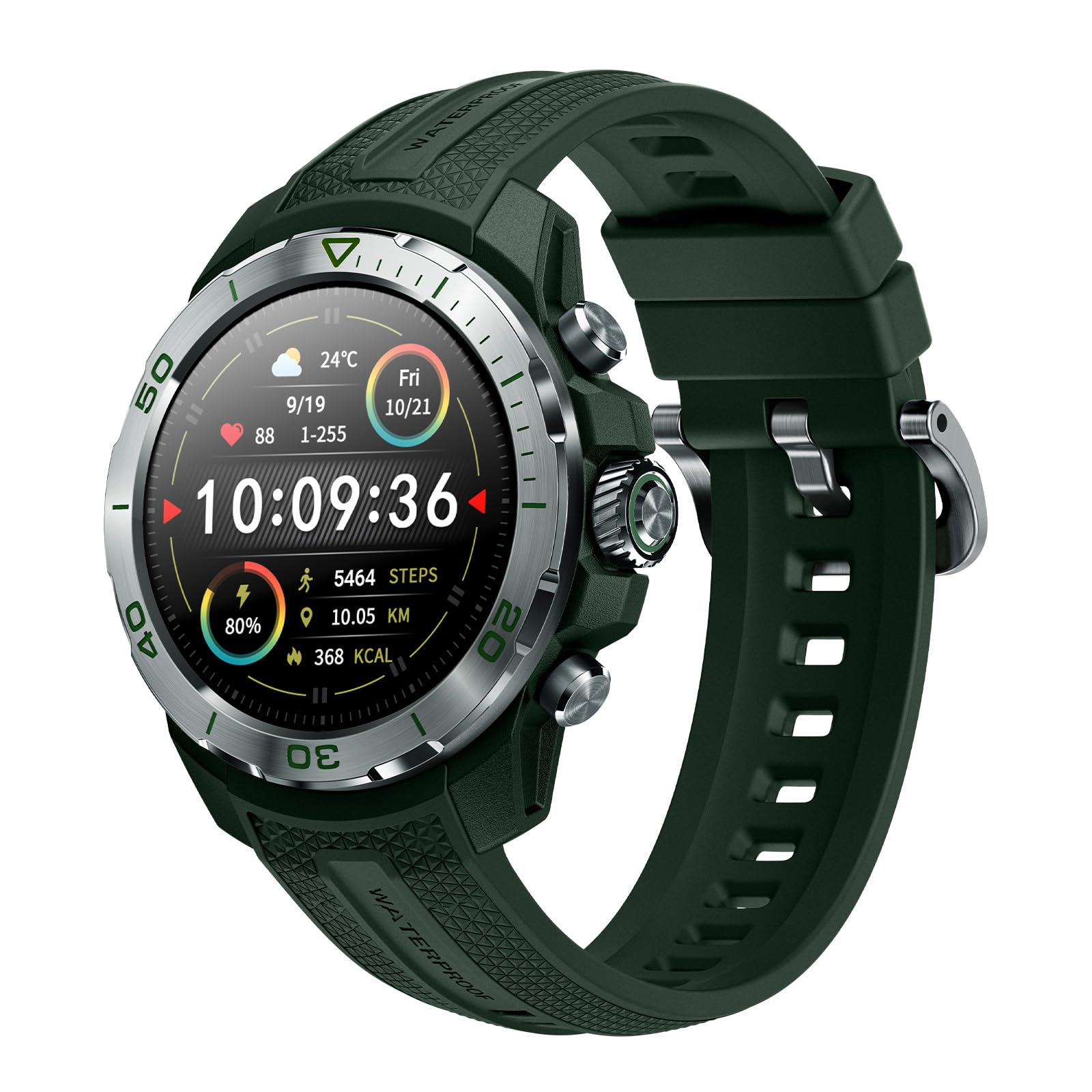 Mibro GS Explorer GPS Outdoor Smartwatch per Avventura,GPS dual-band,10 ATM Impermeabile Orologio per Subacquea/Corsa/Ciclismo/Trekking, 1.32" AMOLED,Autonomia 20 Giorni,Notifiche,iOS e Android | AMOLED, Smartwatch Militare 1.32", 20 Giorni, Barometro Mon