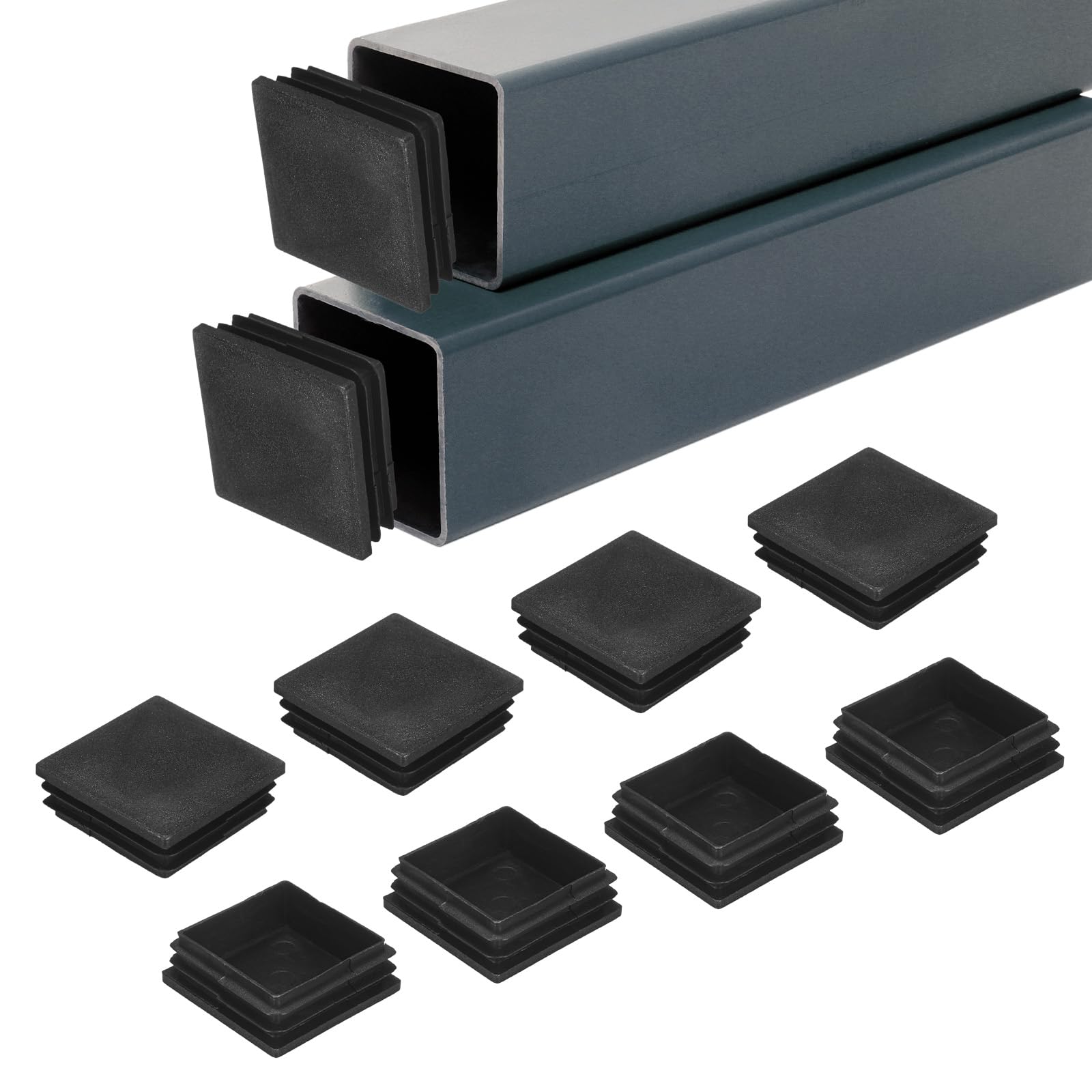 M METERXITY 30-Pack Square Tubing End Caps