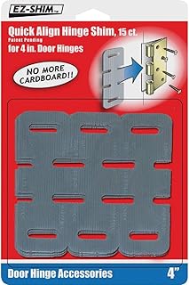 EZ SHIM 1.3 in. W x 4 in. L Plastic Hinge Shim 15 pk
