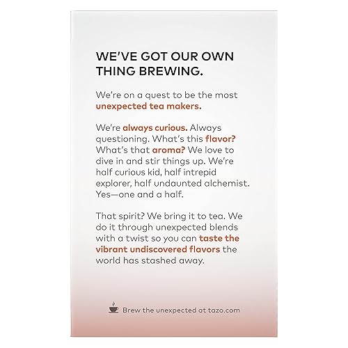 Miniatura 2 de TAZO Bolsas de té Chai de especias de calabaza, té negro, regalo de vacaciones para los amantes del té, 20 unidades (6 unidades)