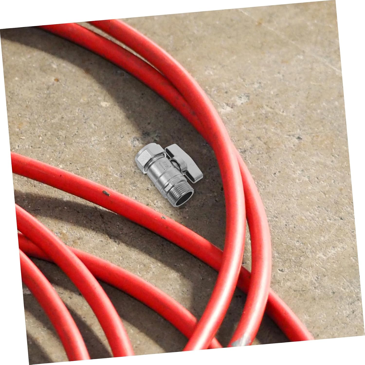 Equal Diameter Tube Connector for Underfloor Heating Systems Sturdy Metal Joint Fitting Precision Machined Leak Resistant Versatile for Geothermal Hose Connections