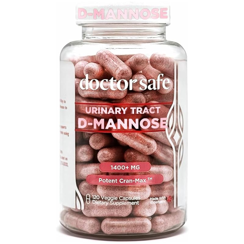 DOCTOR SAFE — Suplemento de cranberry e D-manose 1.000 mg, 120 cápsulas