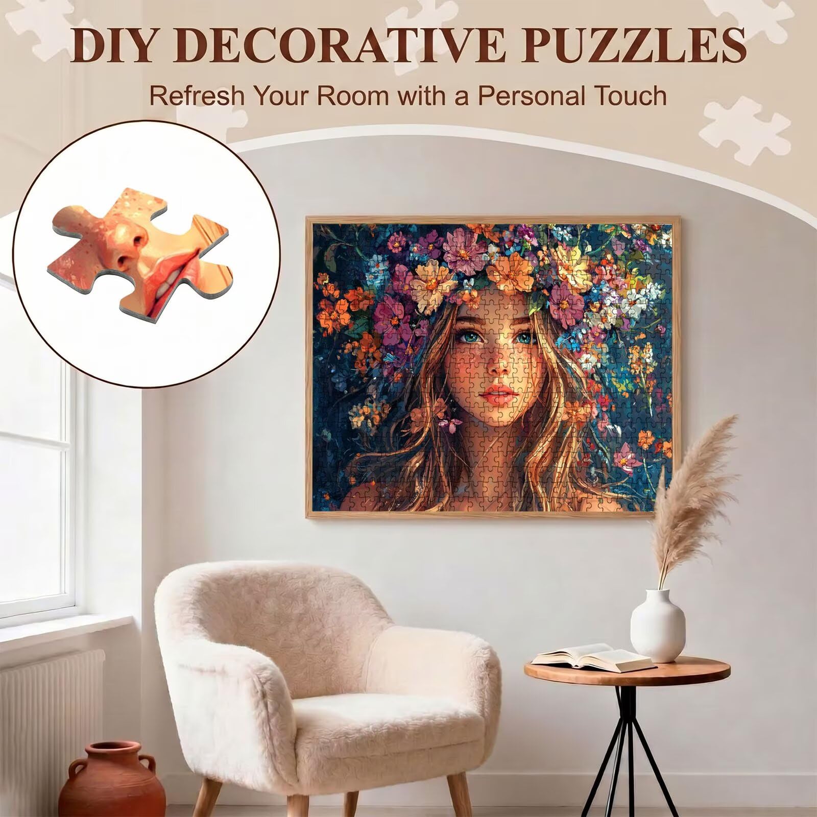 Dibujos Animados Belleza-2 Puzzle de 1500 Piezas, Juego de Mesa Familiar de Madera - Rompecabezas Adultos para Toda La Familia, Rompecabezas Educativo DIY y Antiestrés - Regalo, 87 x 57 cm f0-548