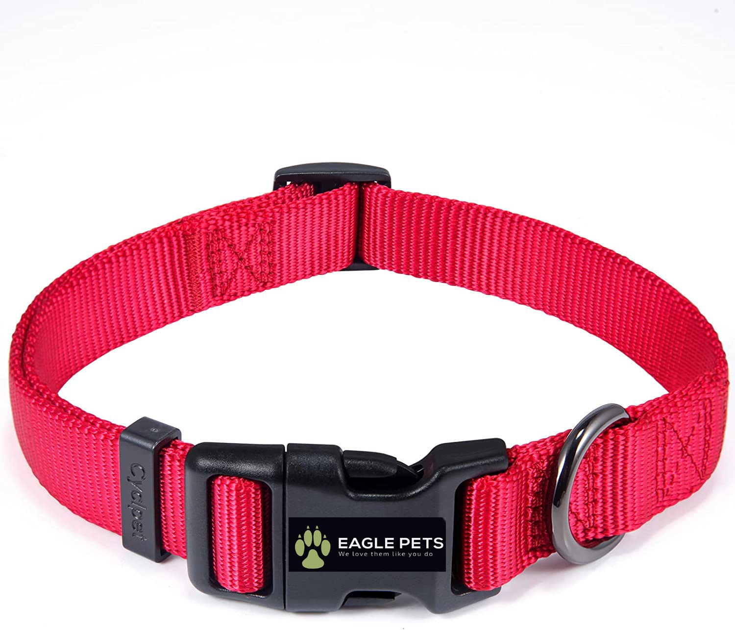 Eagle Pets Dog Collar, Adjustable Nylon Collar for Small Medium and Large Dogs, Quick Release and Breathable Collar for Puppies (XS, Red) (B0BJRWP4LD) Amazon Price History, Amazon Price Tracker