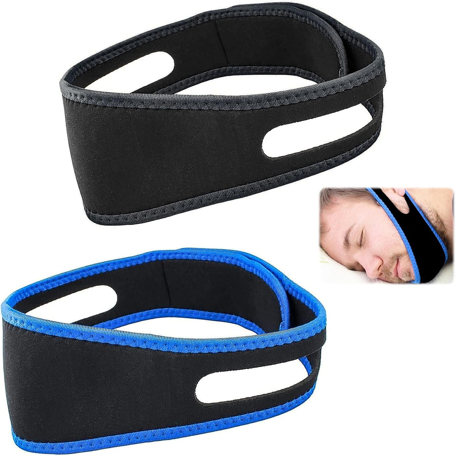 Anti Snore Chin Straps 2PCS Anti Snore Strap Anti Snoring Chin Strap