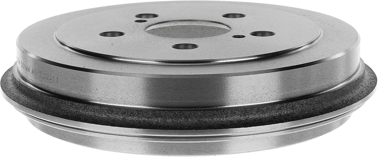 A-Premium Front and Rear Vented Disc Brake Rotors + Drums + Shoes + Ceramic Pads Kit Compatible with Select Toyota Models - Prius 2004 2005 2006 2007 2008, 12-PC Set