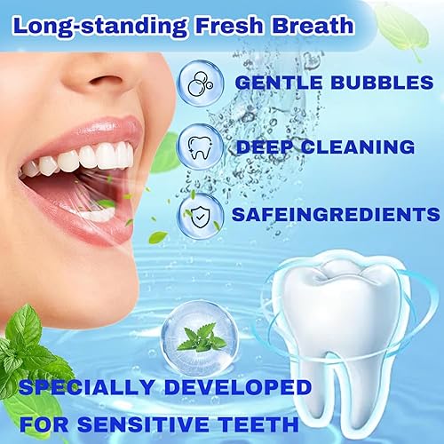 Miniatura 4 de Pasta dental hidroxiapatita para protección del esmalte y fortalecimiento de los dientes, menta suave, aliento fresco, uso diario para la salud