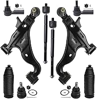 Vista 1029 de Detroit Axle - Kit de suspensión frontal de 10 piezas para Dodge Avenger 2008-2014, Chrysler Sebring 2007-2010, 2 brazos de control inferiores, 2