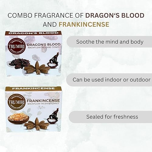 Vista 286 de Paquete combinado de conos de incienso de reflujo – 10 opio + 10 conos de incienso perfumados de cannabis