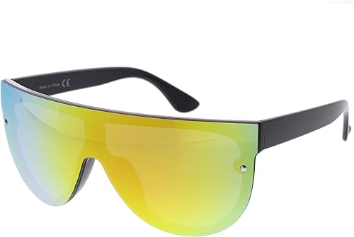 Miniatura 2 de Gafas de sol de aviador de plástico con parte superior plana moderna