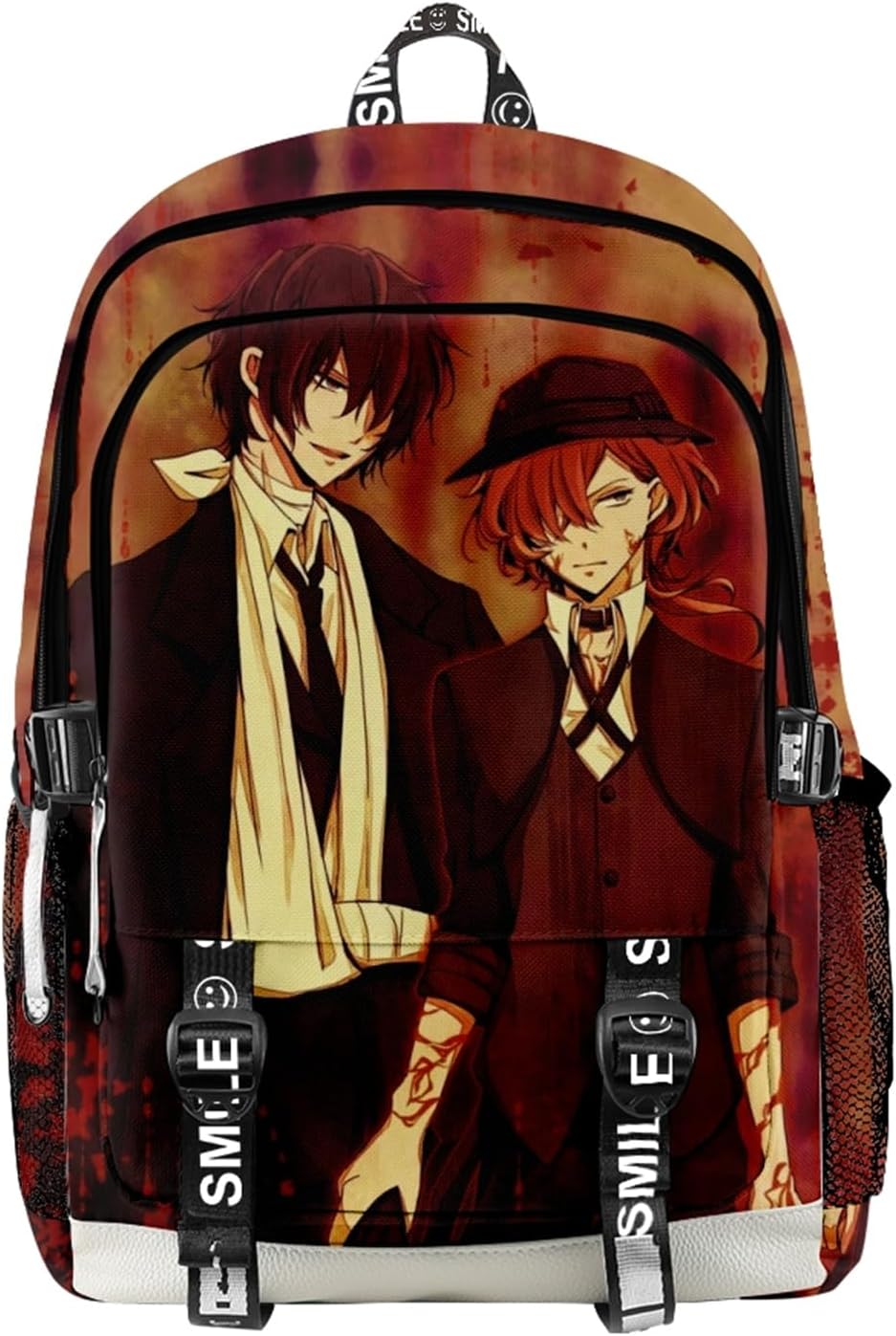 ISaikoy Anime Bungo Stray Dogs Backpack Bookbag Osamu Dazai Shoulder Bag School Bag 6