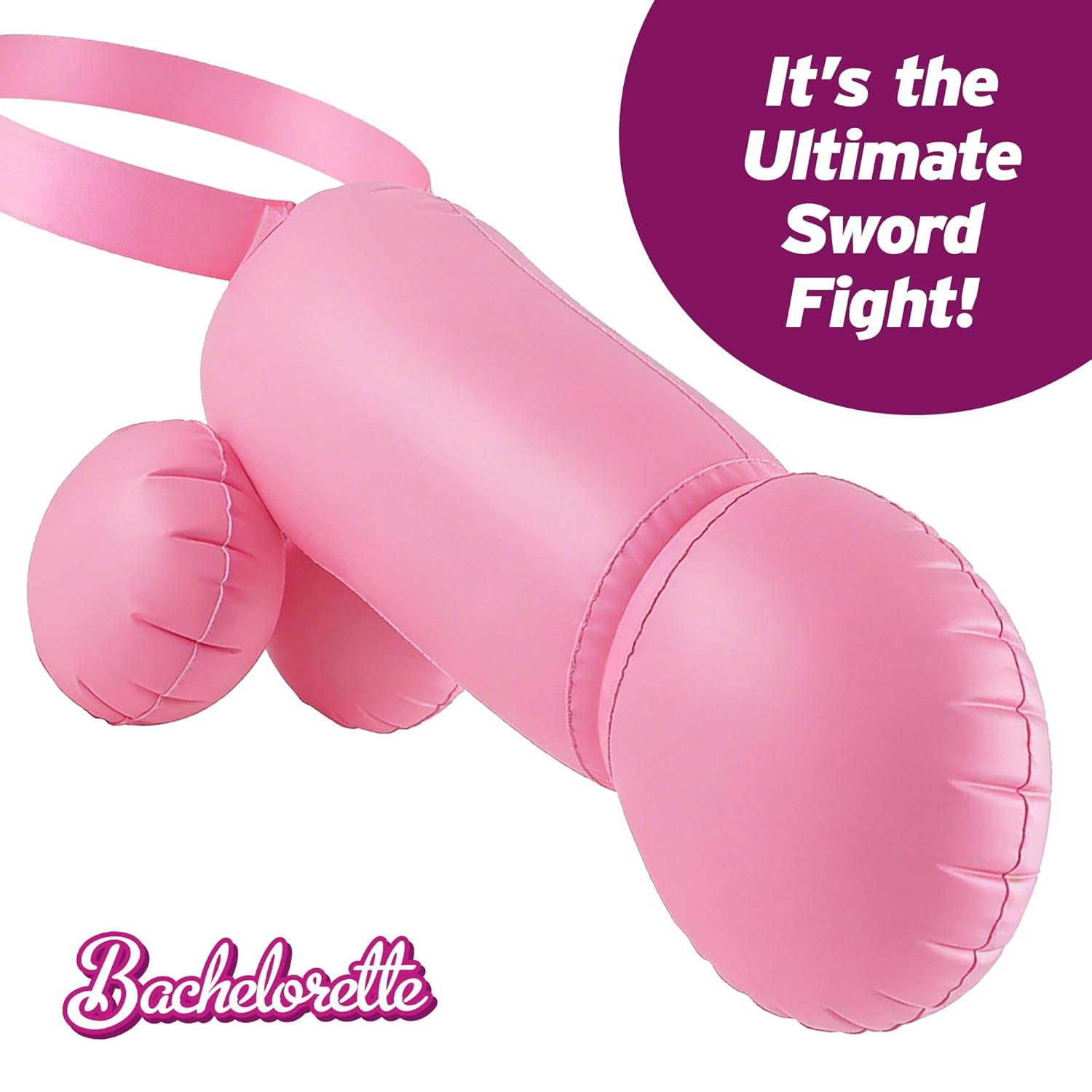 Pipedream Bachelorette Party Favors Dueling Dickies Light – Inflatable Strap-On Pecker Sword Fight Game with 2 Inflatable Dicks & 2 Velcro Harnesses, Hilarious Adult Party Game