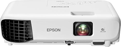 Epson EX3280 Proyector 3LCD XGA de 3 chips, brillo de color de 3,600 lúmenes, brillo blanco de 3,600 lúmenes, HDMI, altavoz incorporado, relación de