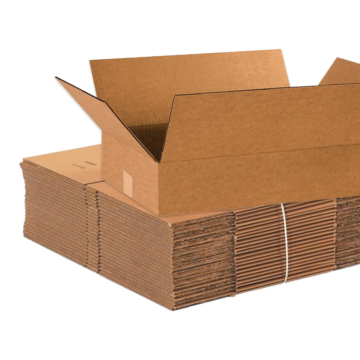 BOX USA 20 x 12 x 4 Corrugated Cardboard Boxes, Flat 20"L x 12"W x 4"H, Pack of 25 | Shipping, Packaging, Moving, Storage Box for Home or Business, Strong Wholesale Bulk Boxes