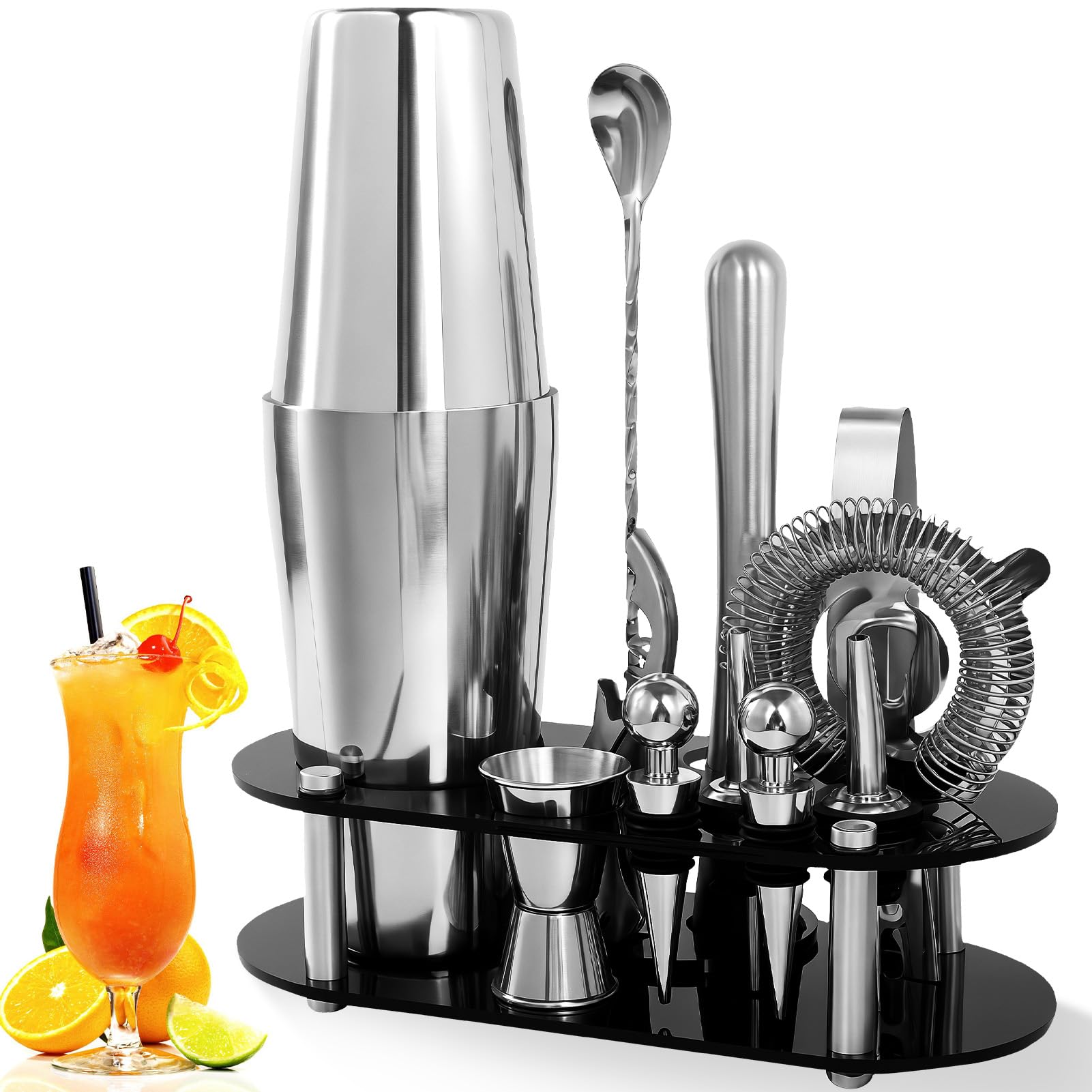 Boston shaker à cocktail FoiiLiio pour réussir facilement toutes vos recettes