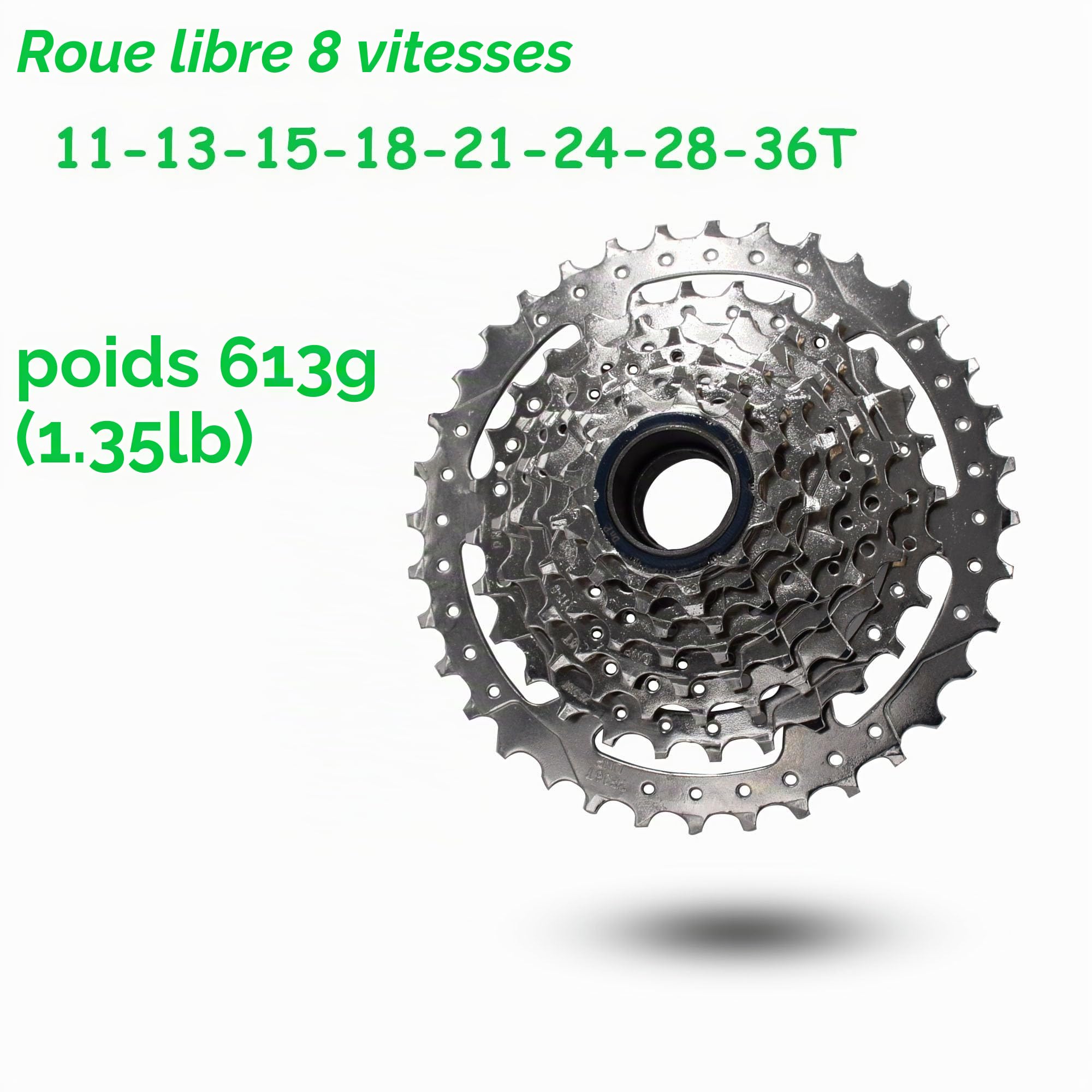 DRIFT MANIAC Roue libre 8 vitesses 11–34 11–32 13–28 13–32 Epoch E-bike Pignon 8 SPD