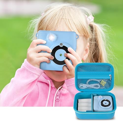 Miniatura 6 de Funda universal para cámara infantil compatible con ESOXOFFOREpara GKTZpara WEEFUNpara Anchioopara MINIBEAR Cámara de impresión instantánea, bolsa