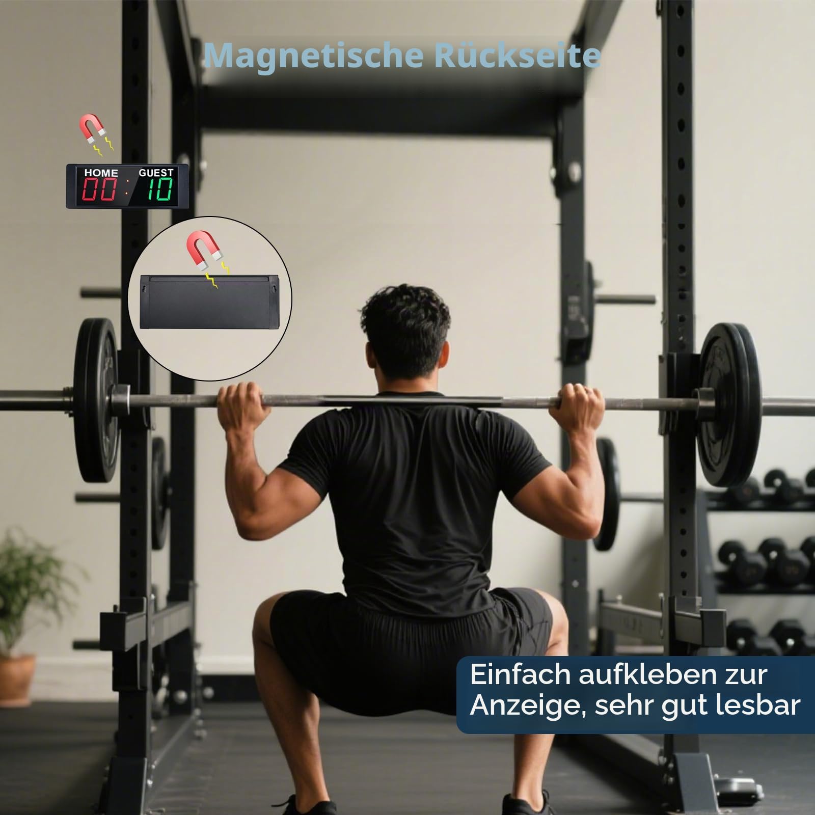 YZ Led Anzeigetafel Elektronisch, Punktezähler Digital Scoreboard