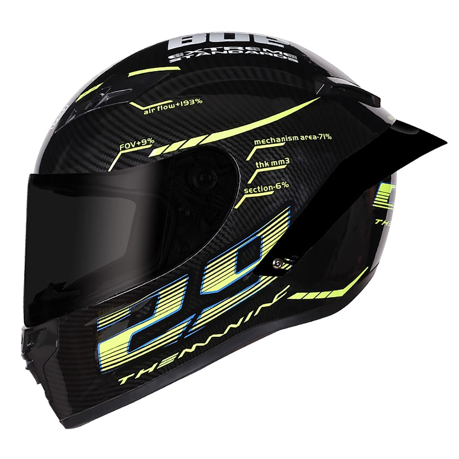 Casque moto intégral polyvalent de la Vespa au racing