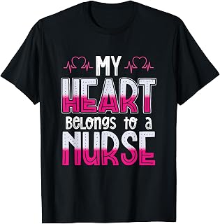 Hospital Staff Romantic Nurse Lover Valentine’s Day T-Shirt