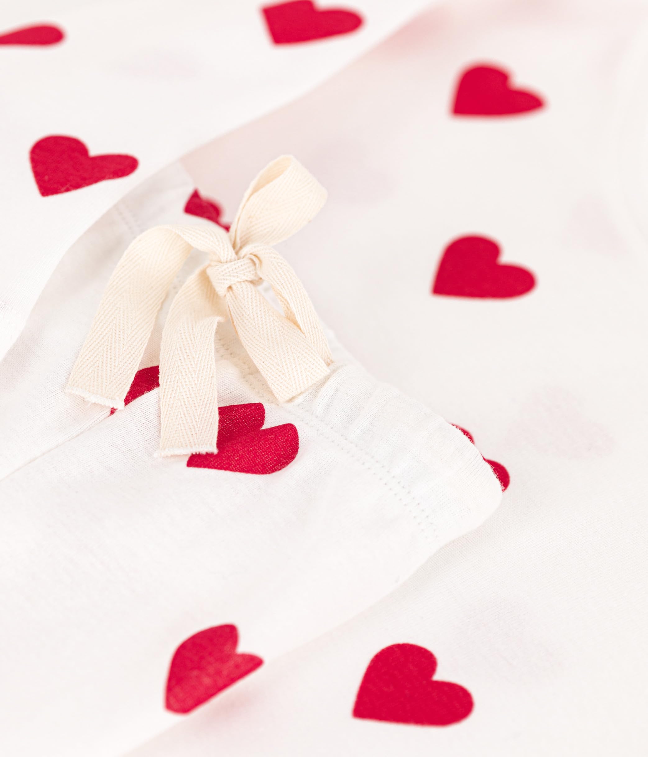 Petit Bateau Piżama damska z krótkim rękawem Marshmallow/Terkuit M, Marshmallow/Terkuit, M