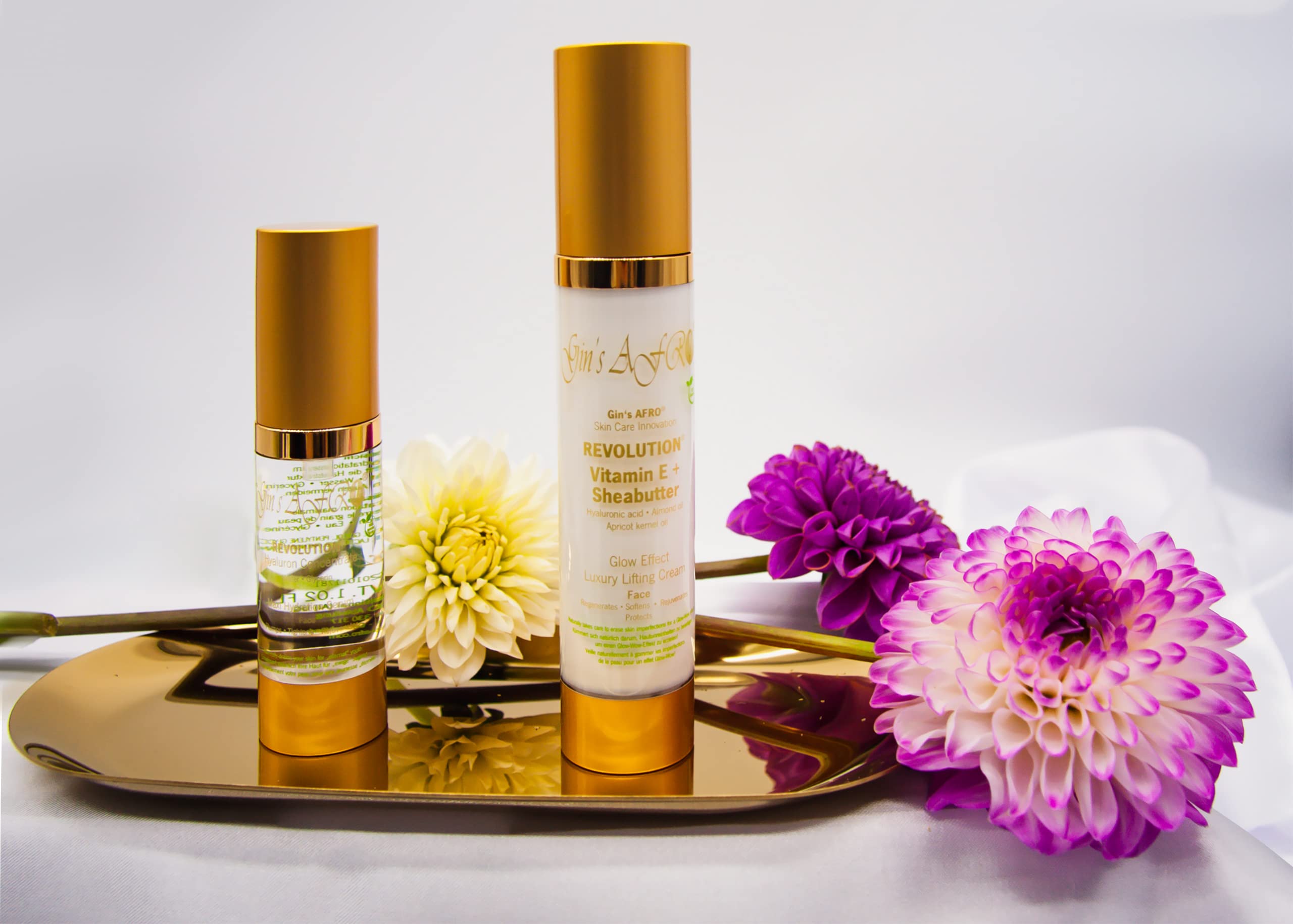 Kit cosmétique Gin's AFRO anti-sécheresse avec Hyaluron Concentrate Vitamine E Beurre de karité - 4