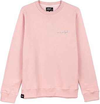 SIMPEL Sudadera de Color Rosa para Hombre Actasyoufeel. Sudadera sin Capucha.  : Amazon.es: Moda