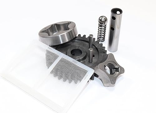 Miniatura 3 de Kit de bomba de aceite compatible con motor Kawasaki FD620D y FD661D con filtro/rotores/engranajes rectos/resorte/eje/pasadores