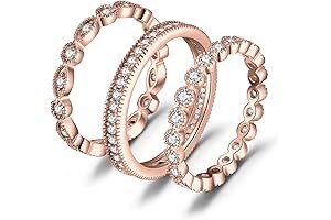 14K Gold Plated 925 Sterling Silver Rings for Women