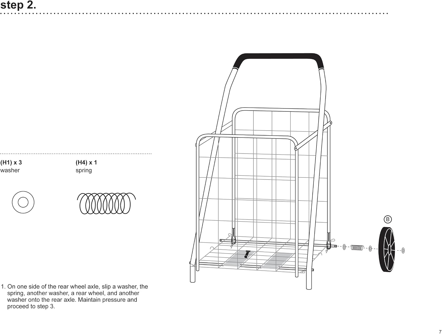 4 Wheel Folding Utility Cart CRT-01640,Silver