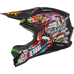 Casco De Moto Red Bull Oneal 3SRS Helmet Crank 2.0 Multi Casco Moto MX-Motocross