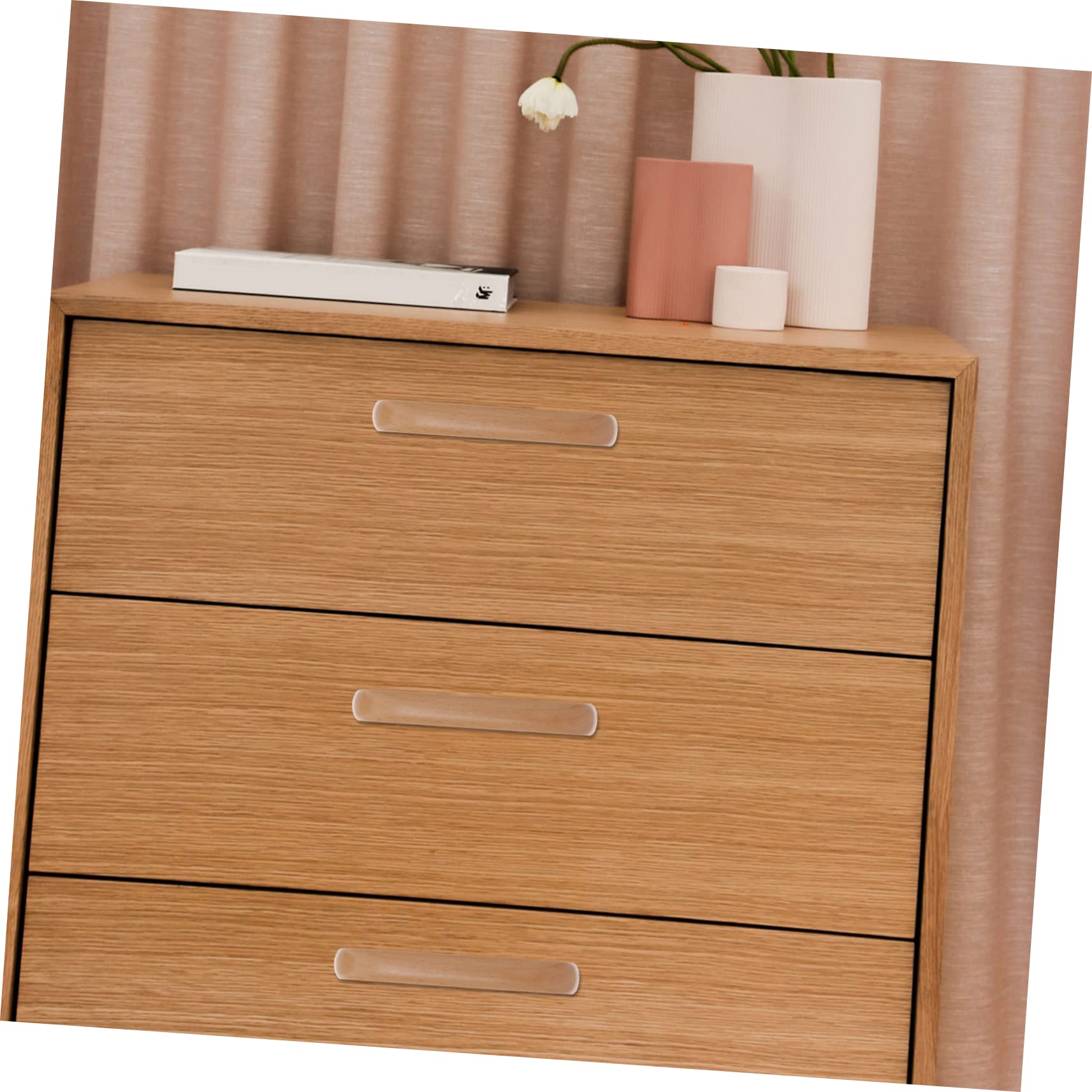Natuurlijke Houten Meubels Handvat Keukenkast Deurgrepen Lade Trekt Beuken Houten Handgrepen voor Meubelbeslag, W,0016,160, Jumu