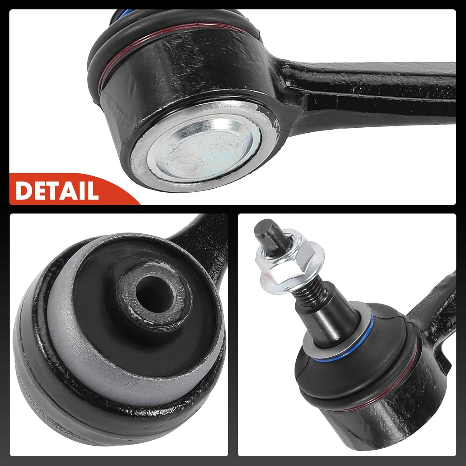 A-Premium Front Left Forward Lower Control Arm, with Ball Joint & Bushing, Compatible with Ford Mustang 2015-2021